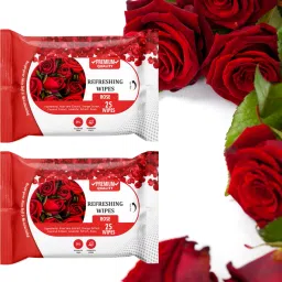 Rose Water Wet Wipes for Face – Gentle Cleansing & Hydrating (Pack of 2)-image-29