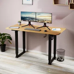 Greensoul Alex Multi-Purpose Electric Height Adjustable Computer Workstation, Engineered Wood Office Table-8