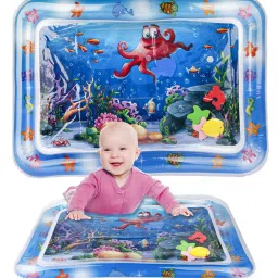 Baby Kids Water Play Mat Toys Ocean Theme Inflatable Tummy Time Leakproof-18