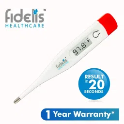 Fidelis Healthcare Digital Thermometer With Quick Measurement of Rectal & Underarm Temp Thermometer image 3