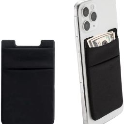Crysendo Nylon Phone Wallet | 3M Adhesive Card Holder for i-Phone & Android (1-2 Cards) Mobile Holder-24