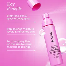 FoxTale The Dazzler Multivitamin Glow Toner & Makeup Setting Spray With Vitamin C - 150ml image 3