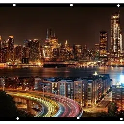 ZIOZY 119 Inch- 8.7Ft x 4.8Ft-Anti-Creased-Foldable Anti-Light 16:9 4K Eyelet Full HD Projector Screen (Width 264 cm x 147 cm Height)-18