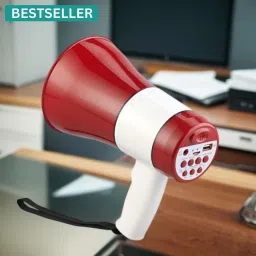 Handheld (Megaphone with Recorder) (Bhopu Talk Record Play) & Siren MusicYS406 Handheld (Megaphone) (Bhopu) Horn with USB & SD Card Port for AnnouncingYS406 Outdoor, Indoor PA System-picture-7