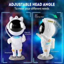 barepepe Astronaut Galaxy Star Projector Light Lamp with Timer, Remote Control Night Lamp image 2