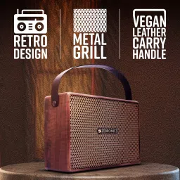 ZEBRONICS ZEB-SARGAM Portable, Vegan Leather Carry handle 20 W Bluetooth Party Speaker image 5