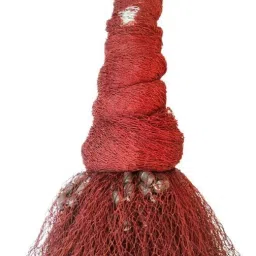 24mm Nylon Thread Fishing Net with Iron Sinkers – Brown, 13ft Height, 48ft Round Fishing Net-image-15