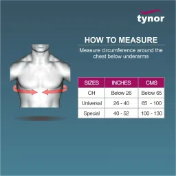 tynor Universal Shoulder Immobiliser, Grey, Universal Size, 1 Unit Shoulder Support image 4