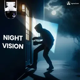 ApnaCam Dome PTZ WiFi Camera Motion Alert Color Night Vision 2-Way Audio 360° Live View Security Camera image 4