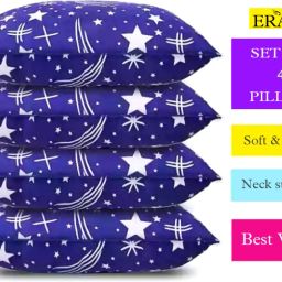 LUXURY Polyester Fibre Abstract Sleeping Pillow Pack of 4-image-37