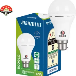 Rechargeable 12W Emergency Bulb – Plug & Play 3 hrs Bulb Emergency Light-image-1