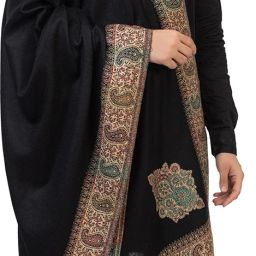 Pashgiri Wool Embroidered Men Shawl-image-99