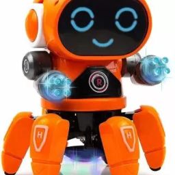 Bot Robot Pioneer Electronic Toy for Kids with Music, 7 Color Lights (multi)-image-111