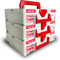 TB105-1 Stacking Multifunctional Tool Storage Box, PC+ABS Plastic - Pack of 3 , Large Size Stackable Tool Storage Box, 40kg Load Capacity Tool Box-picture-26