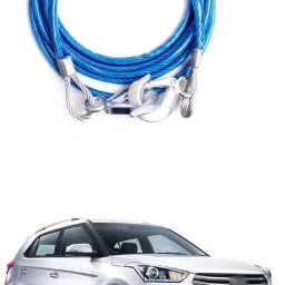 Car Vehicle Emergency Steel Tow Cable Towing Strap Rope 4m 8mm For Cr-eta Front Mount Towing Hook-image-85