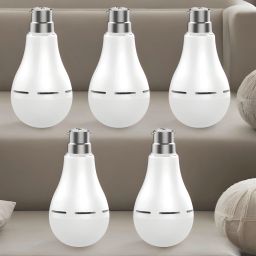 Emergency bulb 12W LED & 2000mAh battery 4hrs inverter light pack of 5 bulbP3383 4 hrs Bulb Emergency Light-image-79