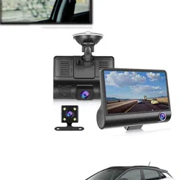 maties 4inch 3Way Car DVR Camera 1080P Video Recorder Cameras 166 Black LCD-picture-49