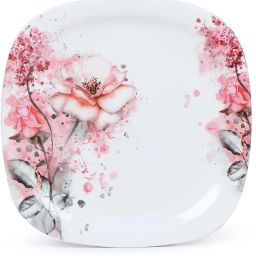 Melamine Square Small Size Servings Starter Plates (Pack of 3, 7 Inches) Half Plate-picture-10