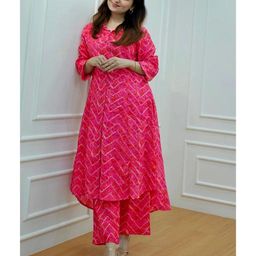 Cotton Blend Women Kurti With Bottomwear-image-38