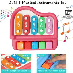 toychrono Toddler Musical Xylophone & Piano Toy – Non-Toxic, Safe & Fun-picture-5