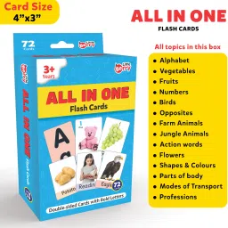 little berry All in One Flash Cards for Kids - Complete Flashcards Set | Educational Toy image 2