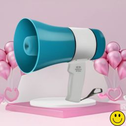 Handheld Megaphone with Siren, Microphone & Rechargeable for Outdoor EventsB126 Megaphone Portable Megaphone Siren Loudspeaker Function &Long Battery BackupI126 Outdoor PA System-92