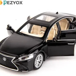 1:32 Lexus LS500H Pull Back Car Model with Sound Light Boys Gifts Toys-21