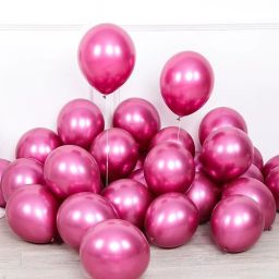 Solid HD Metallic Balloons Birthday Anniversary Christmas BabyShower House Party Decor Balloon-image-12