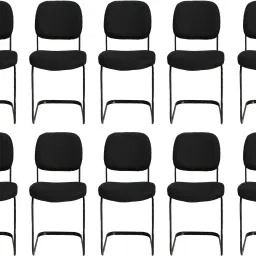 S Model Fabric Fabric Study Stacking Chair-6