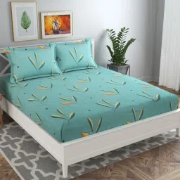 160 TC Microfiber Double Striped Flat Bedsheet-image-60
