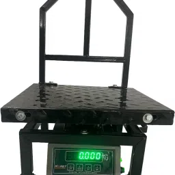 monet 150Kg MS/Iron Weighing MAchine,2 Days Battery Backup, Compact & Portable Weighing Scale image 4
