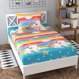 200 TC Microfiber Single Cartoon Flat Bedsheet-picture-25