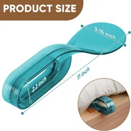 tggmart Mattress Lifter Tool Pack of 2 Mattress Lifter Tool,Bedsheet Tucker Tool,Bed Making Tool-Tuck Sheets Non-magnetic Line Level image 2