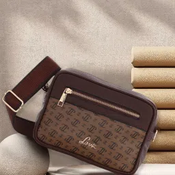 Khaki Women Sling Bag Mono LL Scarlet Slingbag-image-56
