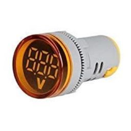 Yellow AC20-500V 22mm AD16-22DSV digital voltmeter Indicator with Big Digital Tube-39