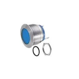 Blue 3-9V 22mm LED Metal Indicator Light-6