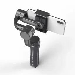 IMMUTABLE 3 Axis Handheld Smartphone Gimbal Stabilizer, Zoom Capability, Object Tracking, Video Edit & Share Support, Action Camera Support, 8 Hours Battery Life 3 Axis Gimbal for Camera, Mobile image 2