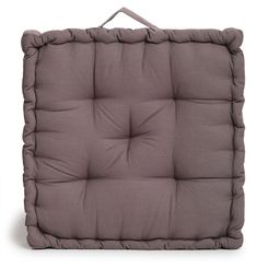 BLANC9 Set Of 2 Grey Square Floor Cushion image 2