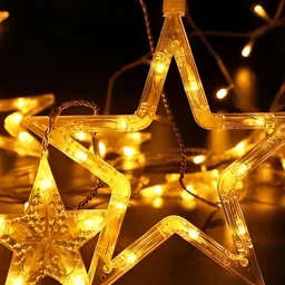 SPARK WORLD Yellow Star Shaped String Lights image 4