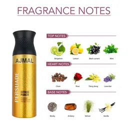 Ajmal Unisex Set of 3 Distraction - Magnetize - Persuade Deodorants - 200 ml each image 5