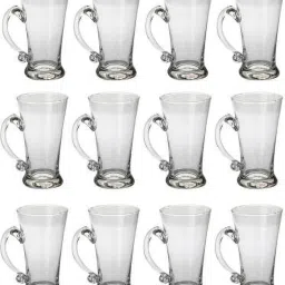 (Pack of 12) Premium Quality Transparent Glasses For Beer And Non Alcoholic Drinks- A13 Glass Set Water/Juice Glass-2