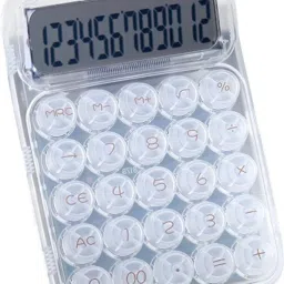 12-Digit Display Desktop Calculator for Office, School & Home Use BasicCalculator-17
