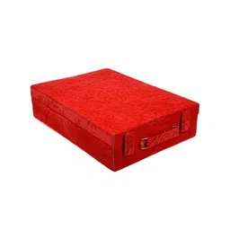 Kuber Industries Red Self-Design Bangle Organizer image 3