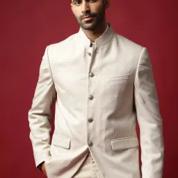 Men SUIT-2PCS CNTP FIT Self Design Suit-image-19