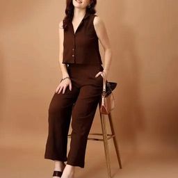Classic Partywear Women Top & Bottom Sets-image-99