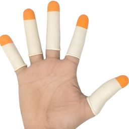 donizard Premium Quality Disposable Latex Finger Cots,Safe Rubber Fingertips. LatexSafety Gloves-picture-15