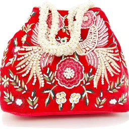 Women Red Potli-image-6