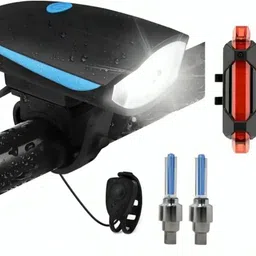 highrider USB Cycle Light & Horn with Front & Tail Light & Tyre Valve Light Bell-picture-30