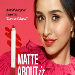 MyGlamm LIT Matte About It Lip Color with Sharpener 2.8g - Maroon Jive image 2