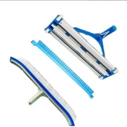 EMAX Combo of Swimming Pool Vacuum Head 17.5inch with Vacuum Brush Cleaning kit Nylon Wet and Dry Brush-image-27
